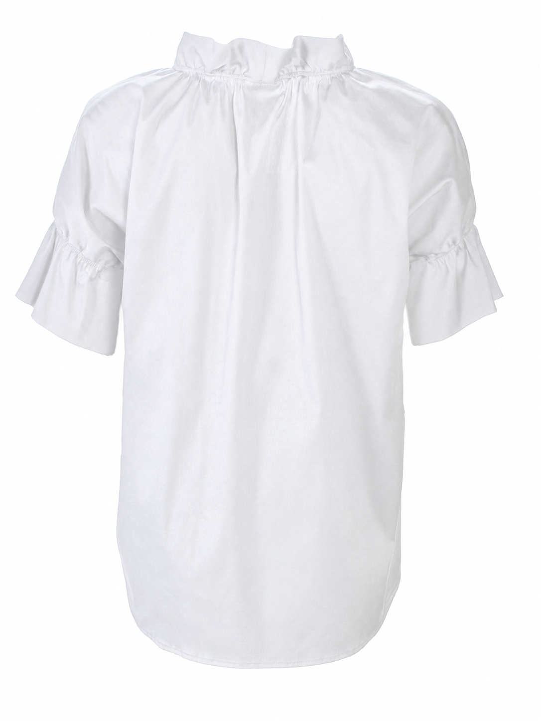 Crosby White Silky Poplin Shirt