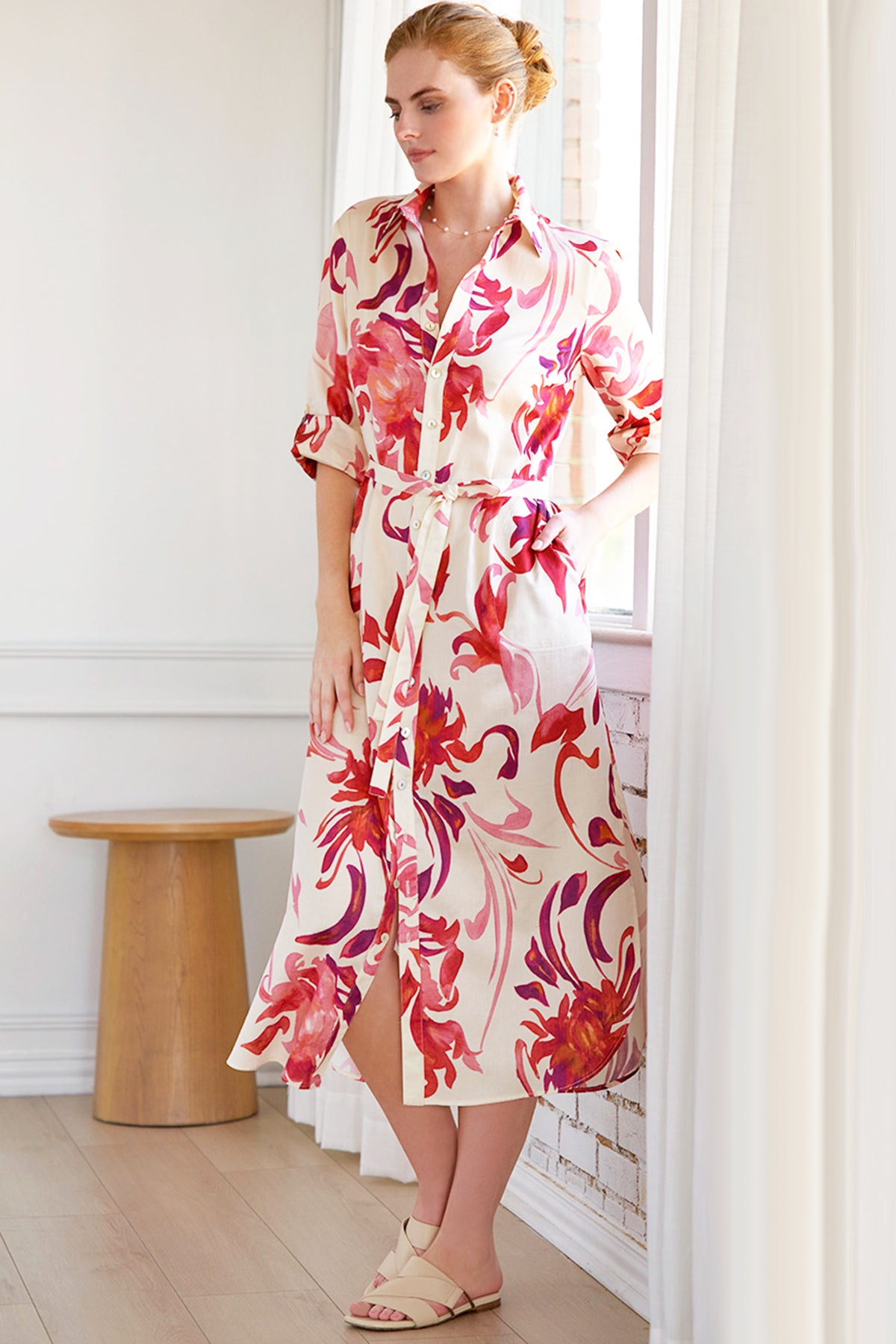 Alex Long Shirtdress Kyoto Floral