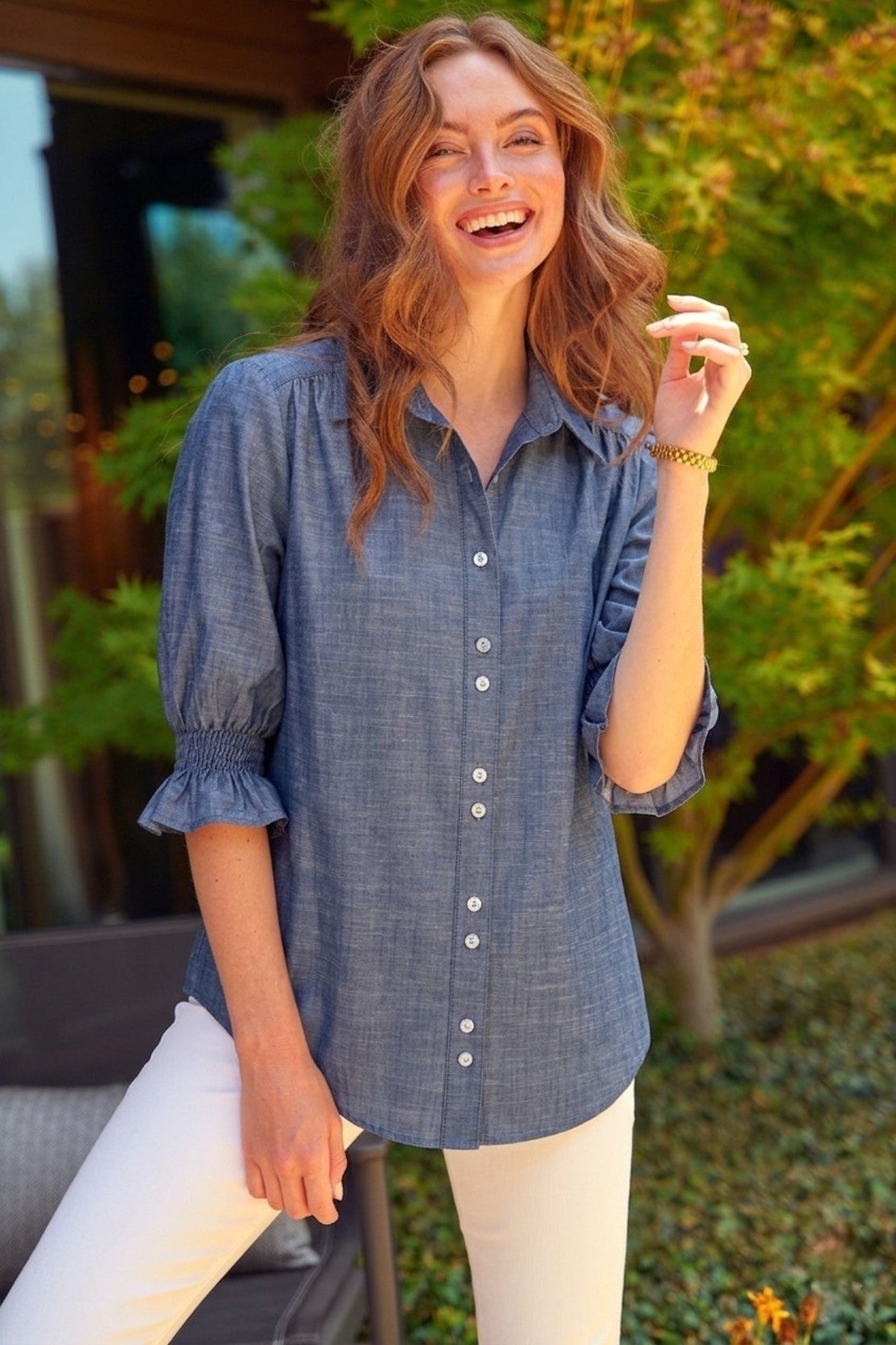 Sirena Shirt Chambray Cotton