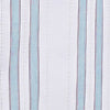 Cici Aqua Drop Needle Blue Striped Ruffle Shirt