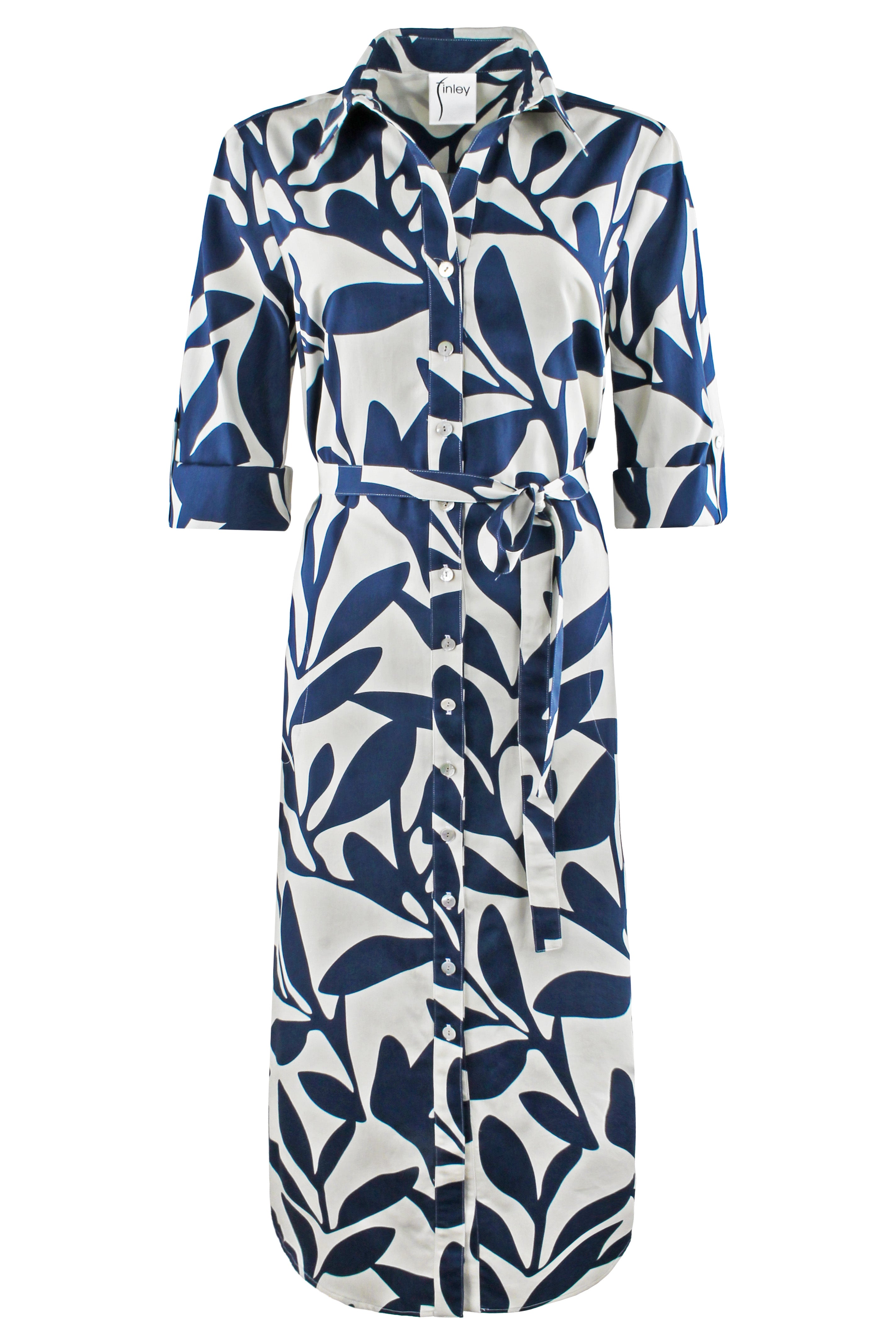 Alex Long Shirtdress Branching Out Print