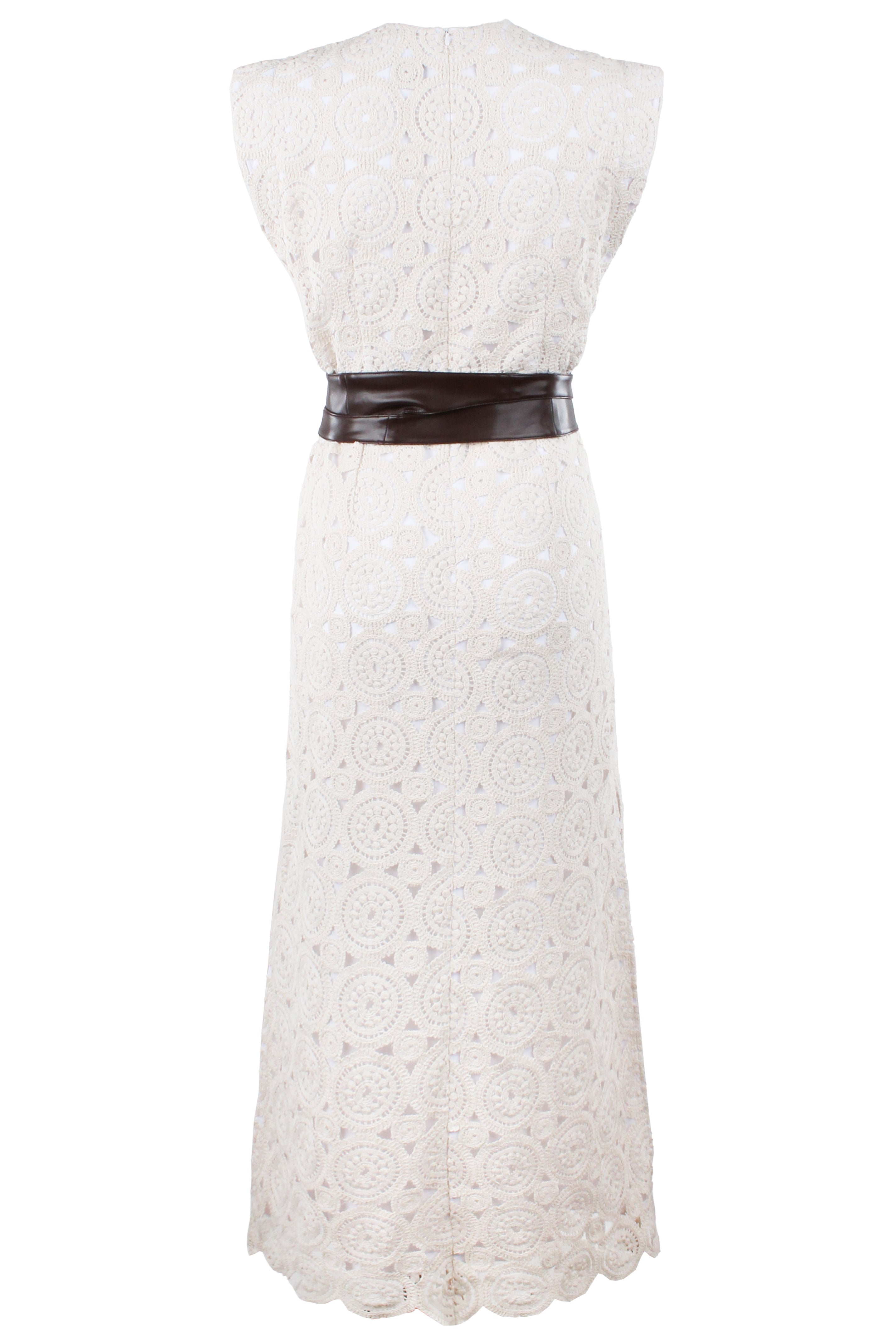 Beverly Long Shirt Dress Natural Crochet