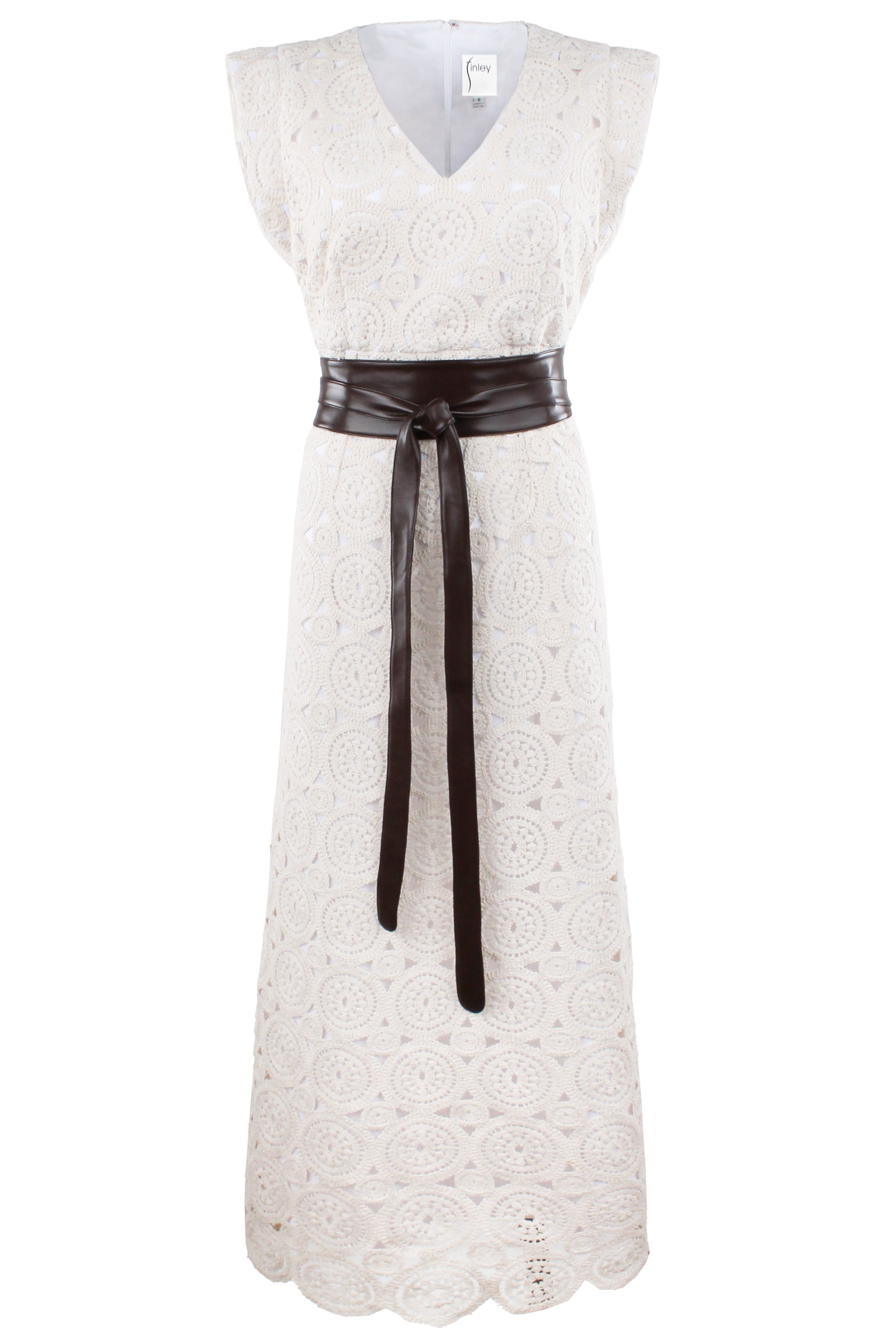 Beverly Long Shirt Dress Natural Crochet