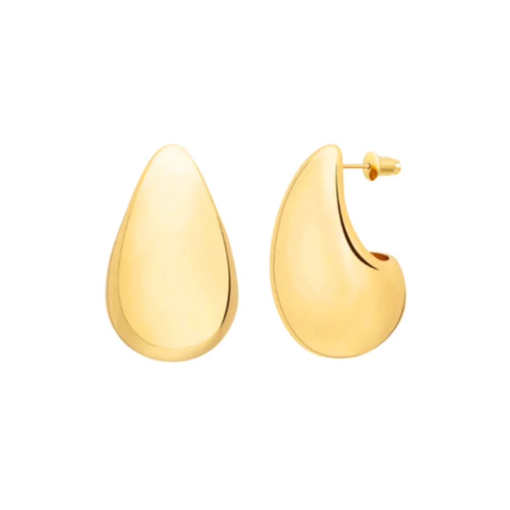 Gold Teardrop Earrings