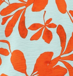 Short Chantal Shirt Dress Hawaiian Punch Print