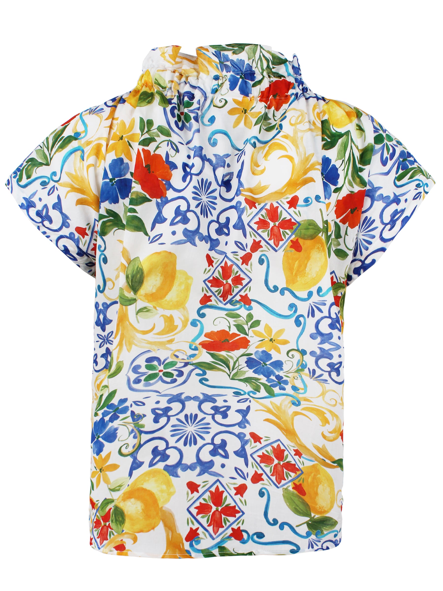 Jenny Top Limoncello Print