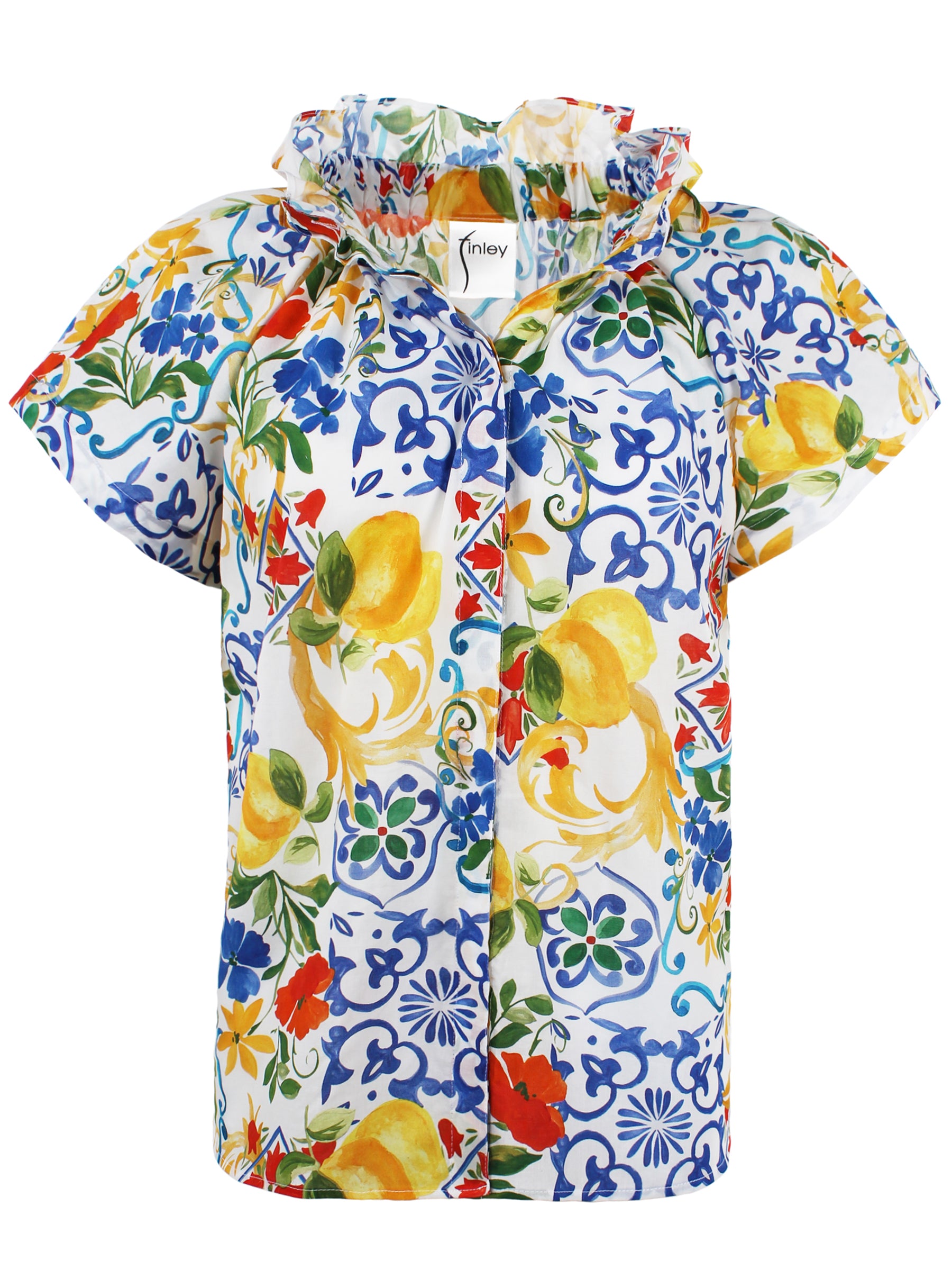 Jenny Top Limoncello Print