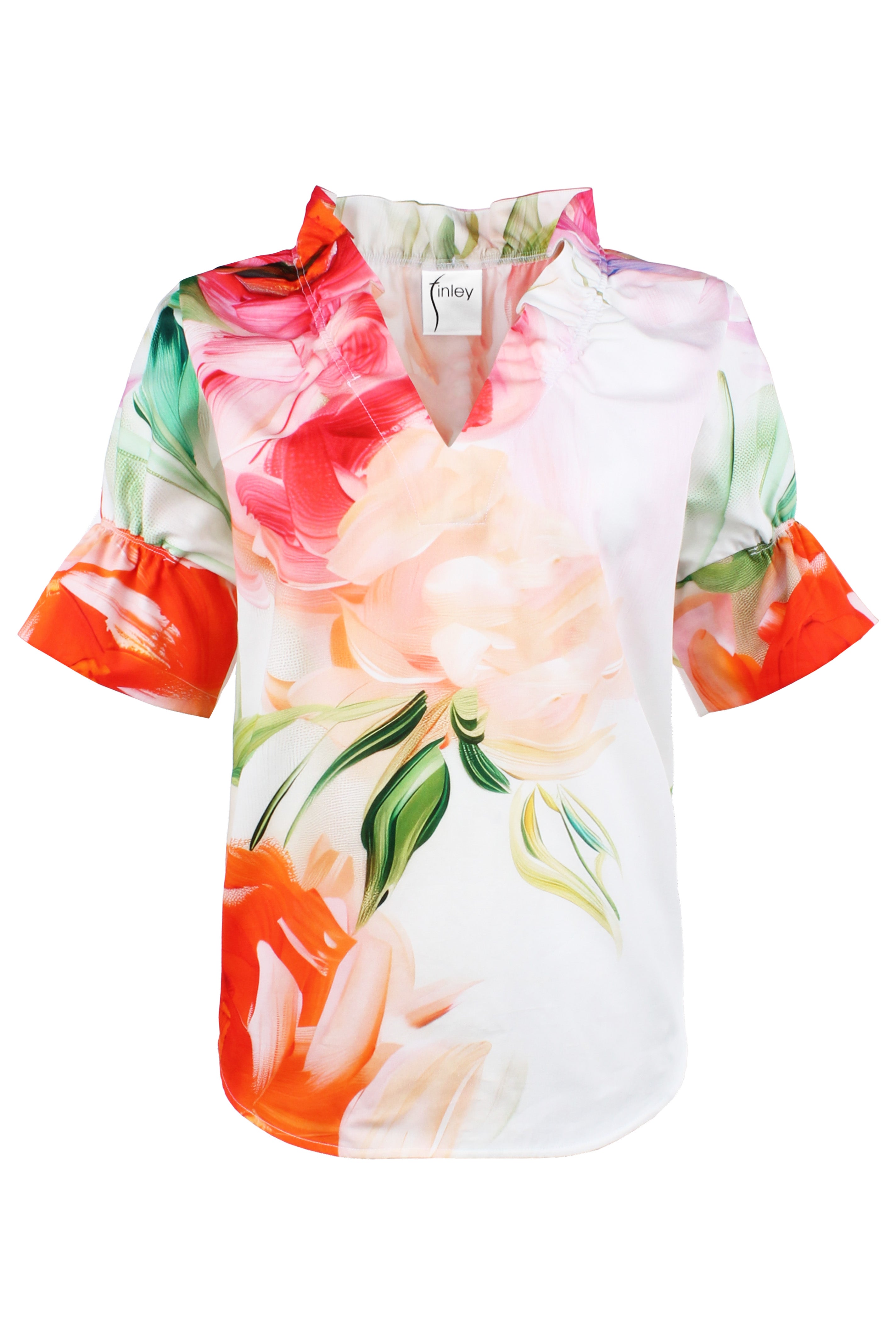 Crosby Shirt Peony Floral Print