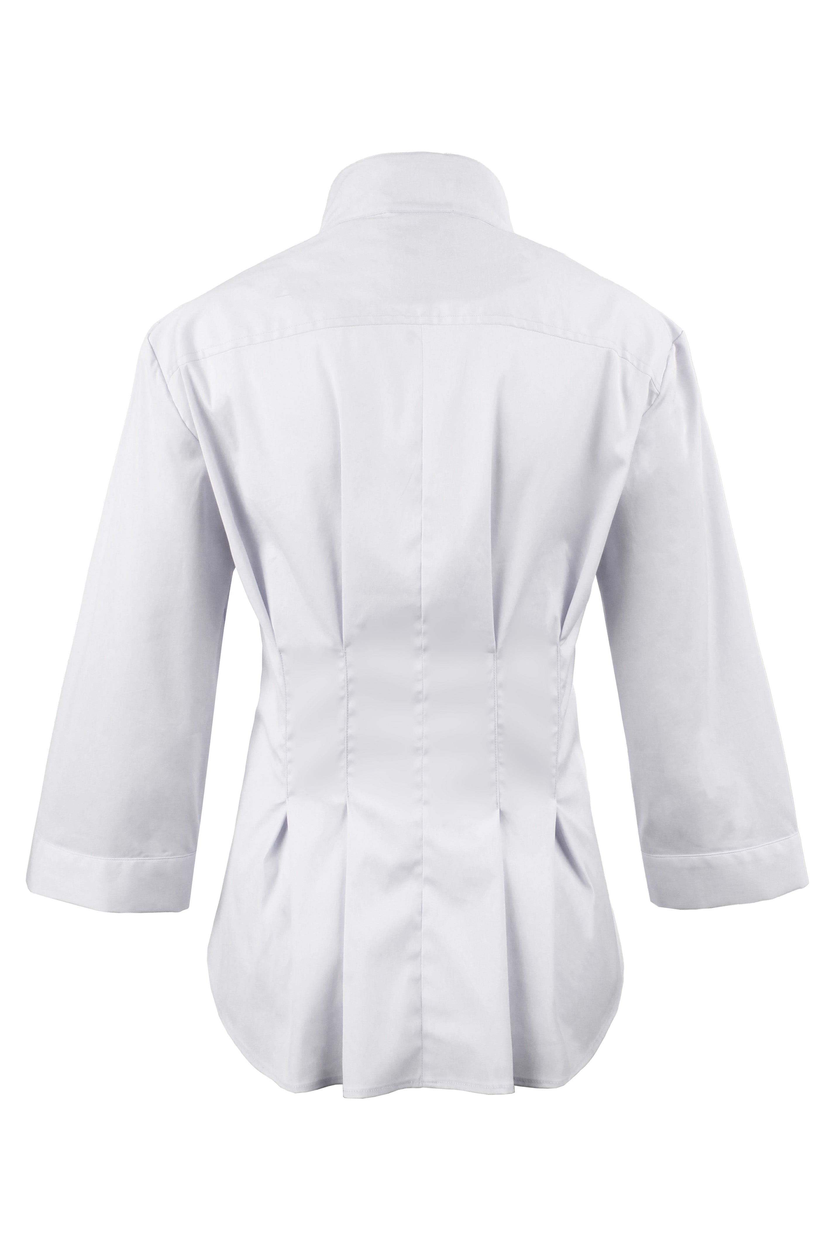 Rocky Tie Front Shirt 3/4 Sleeve White