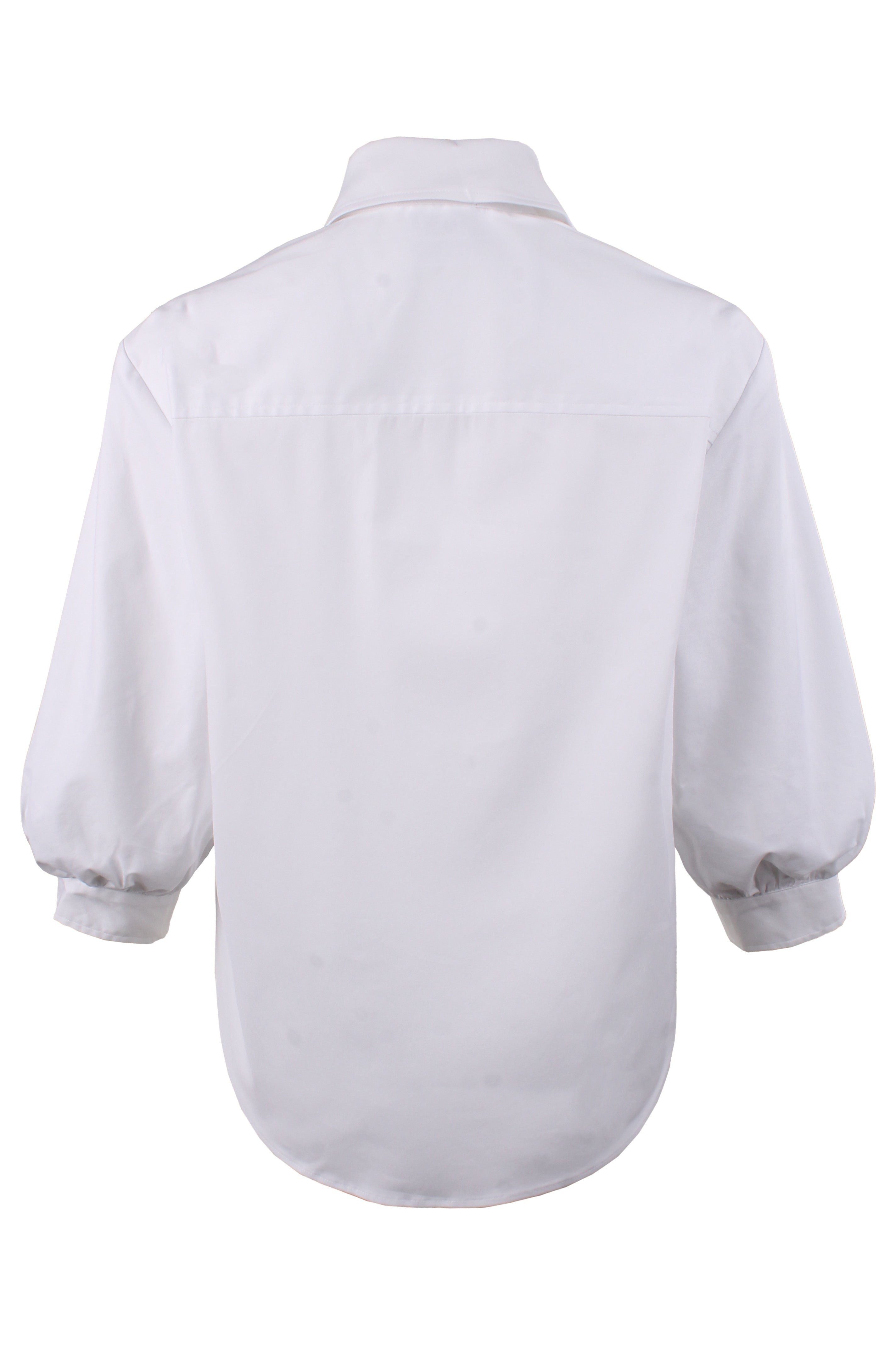 White shirt on a white background