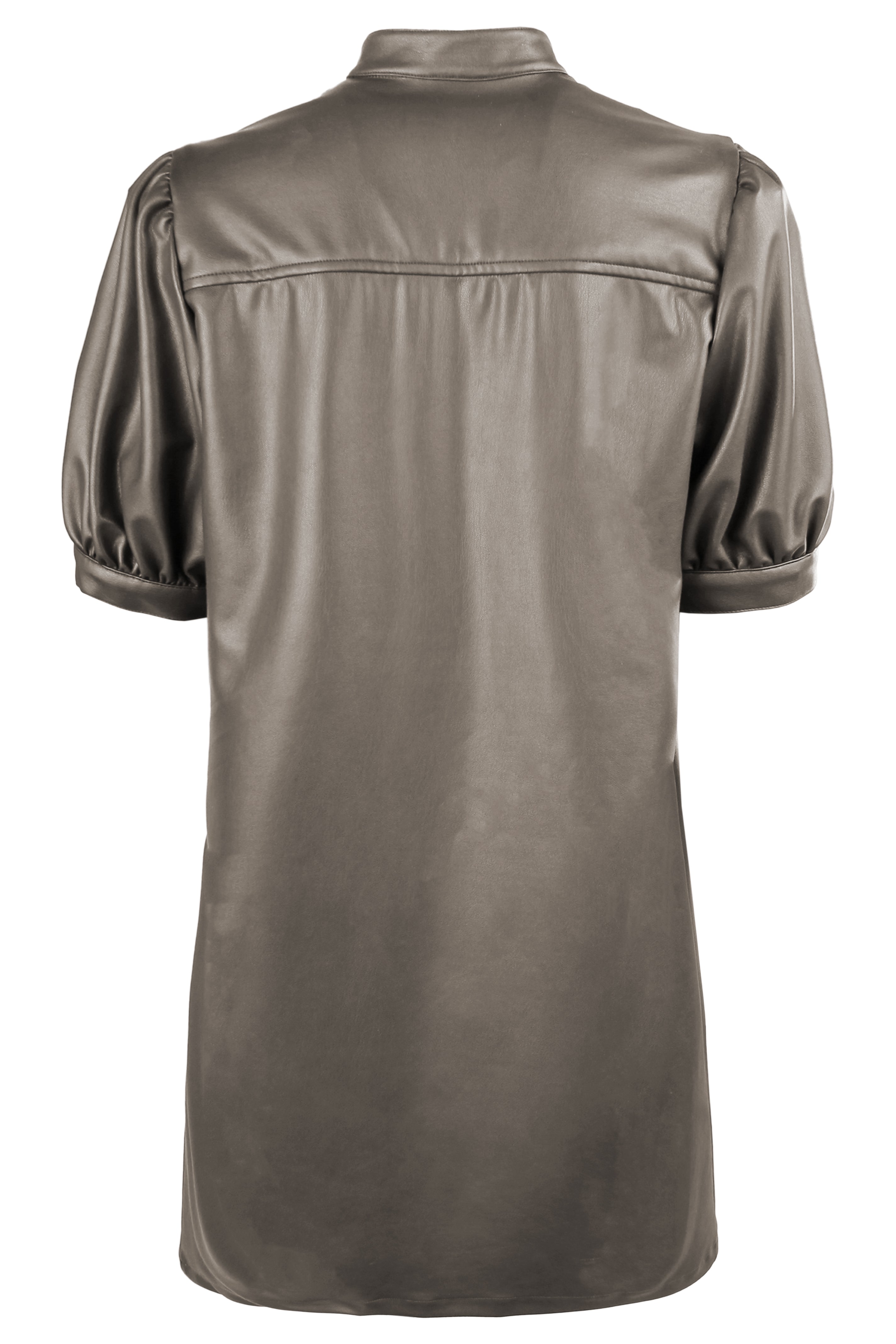 Melanie Shift Dress Mousse Vegan Leather