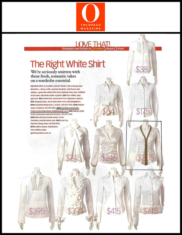 O magazine - The Right White Shirt
