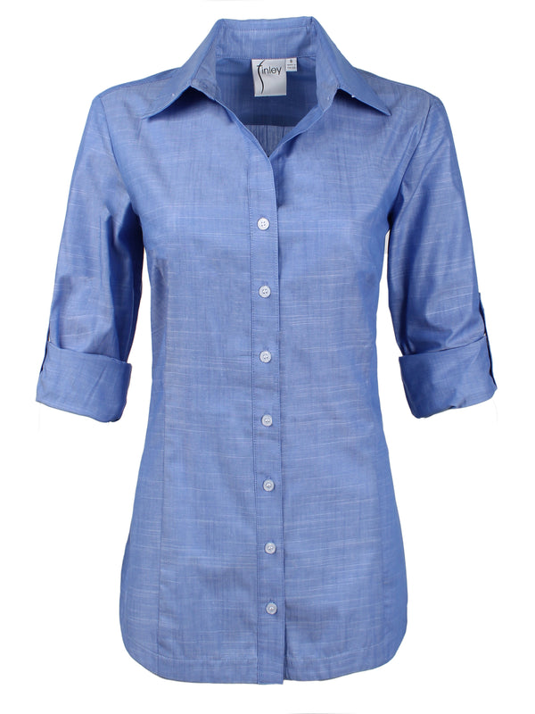 Joey Shirt 100% Cotton Chambray