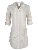 Jenna Dress Natural/White Stripe - Webstore Exclusive