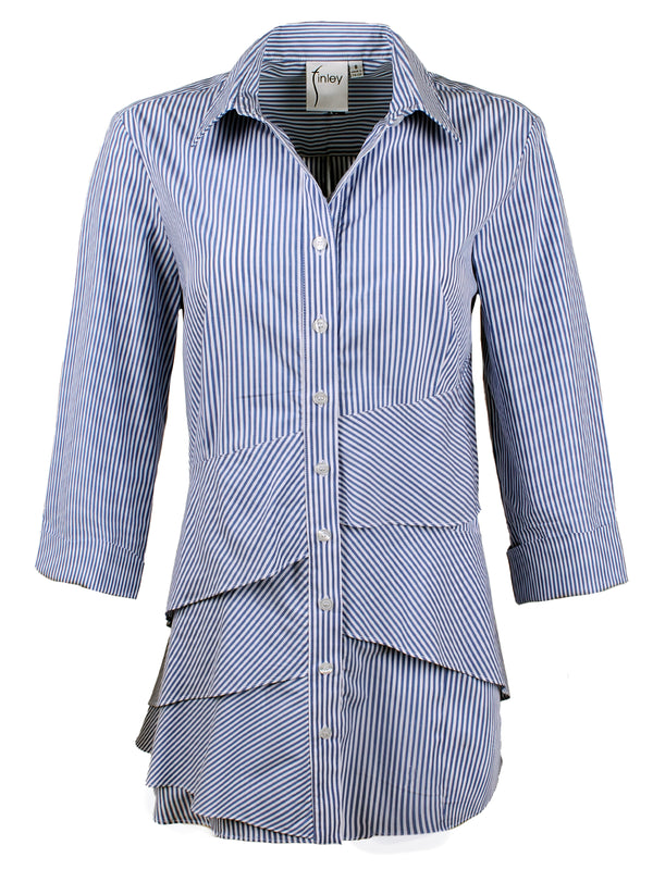 3/4 Sleeve Jenna Ralph Stripe - WEB exclusive