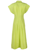 Long Rocky Shirt Dress Neon Lime