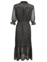 Sienna Shirt Dress Pixel Chiffon Print -Available at NM.com