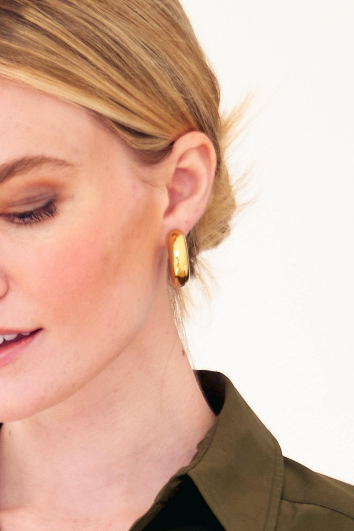 Statement Gold Hoop Earrings