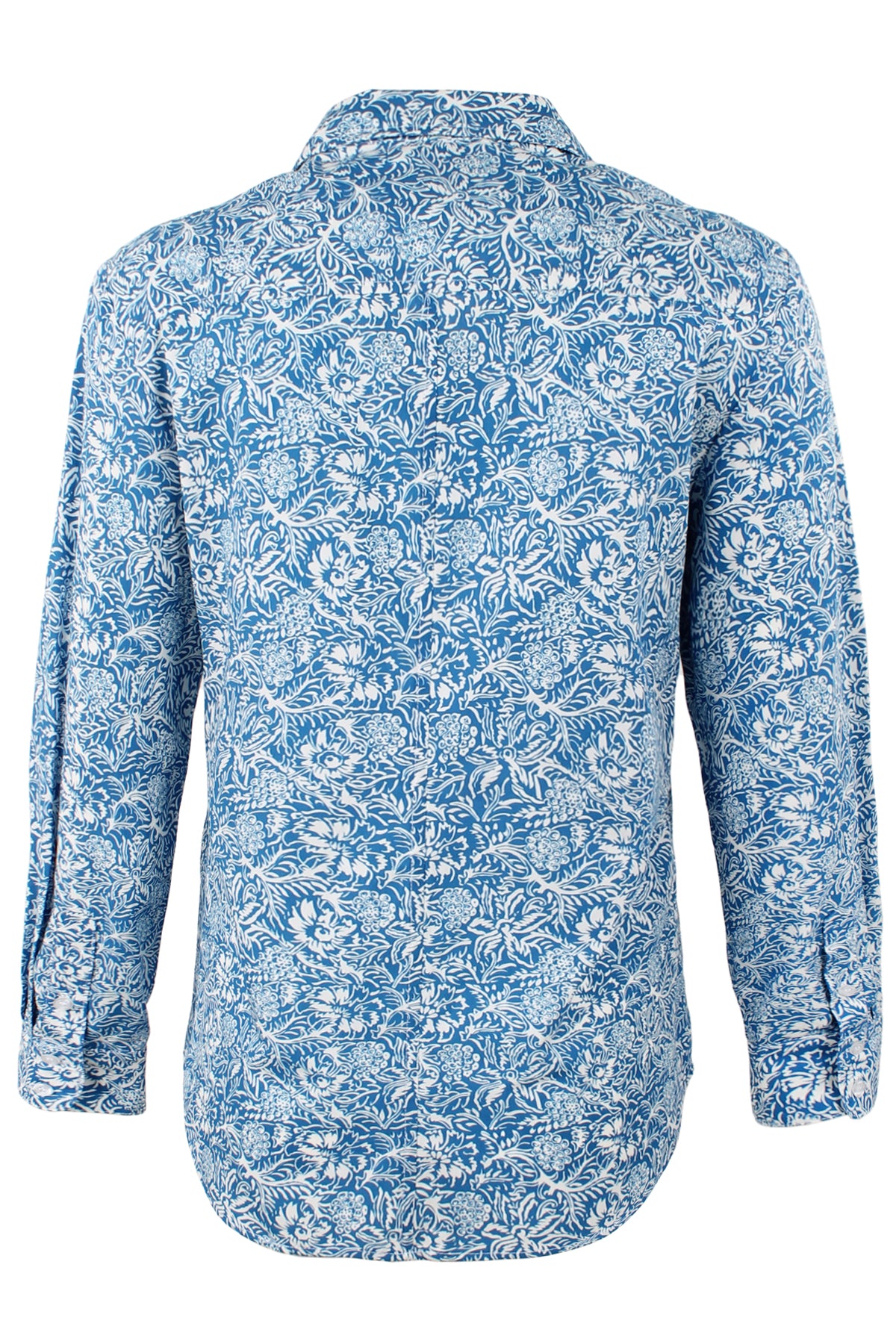 One of A Kind Alex Shirt Blue and White Liberty Print