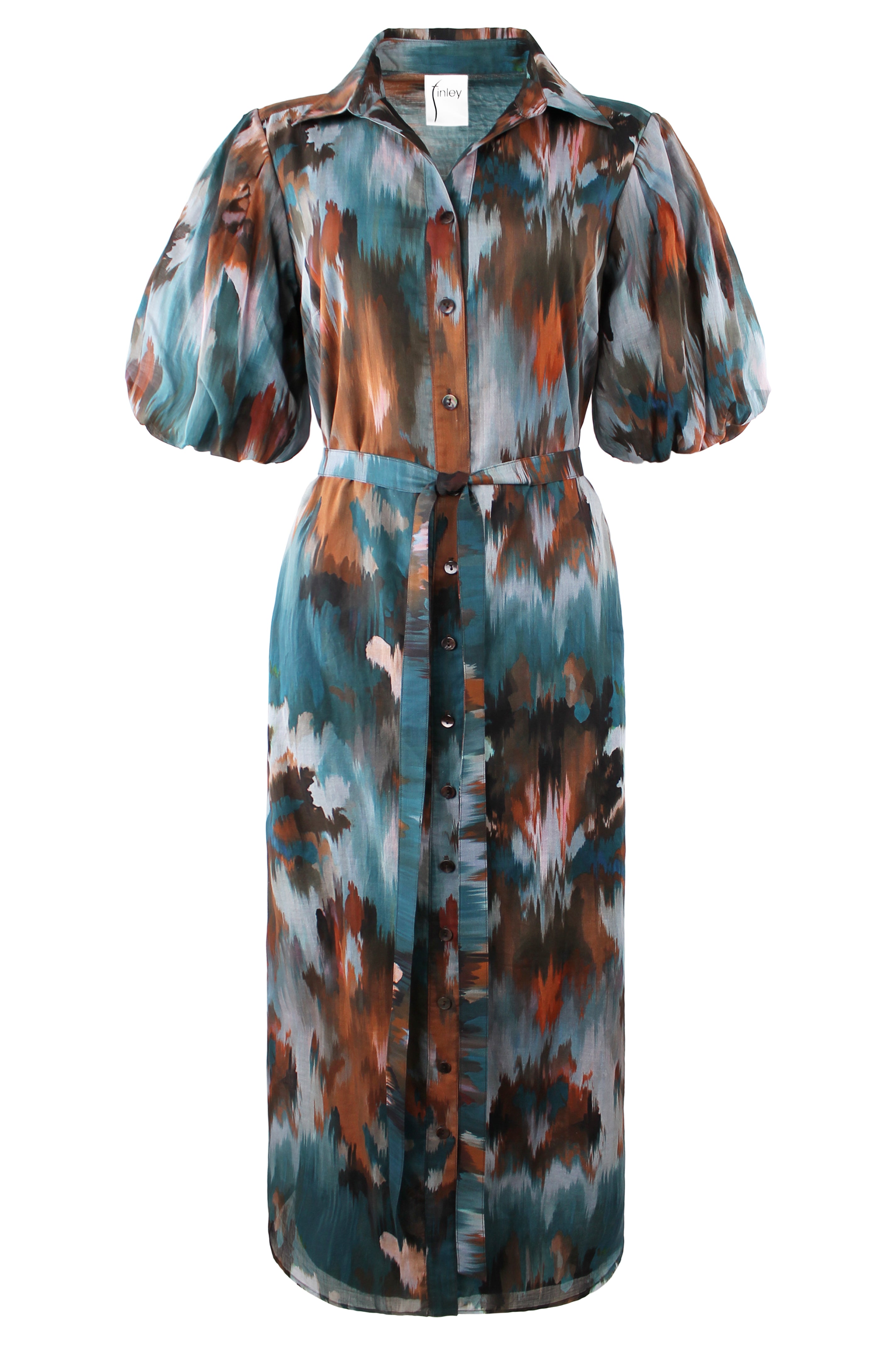 Madeline Dress Autumn Brushstroke