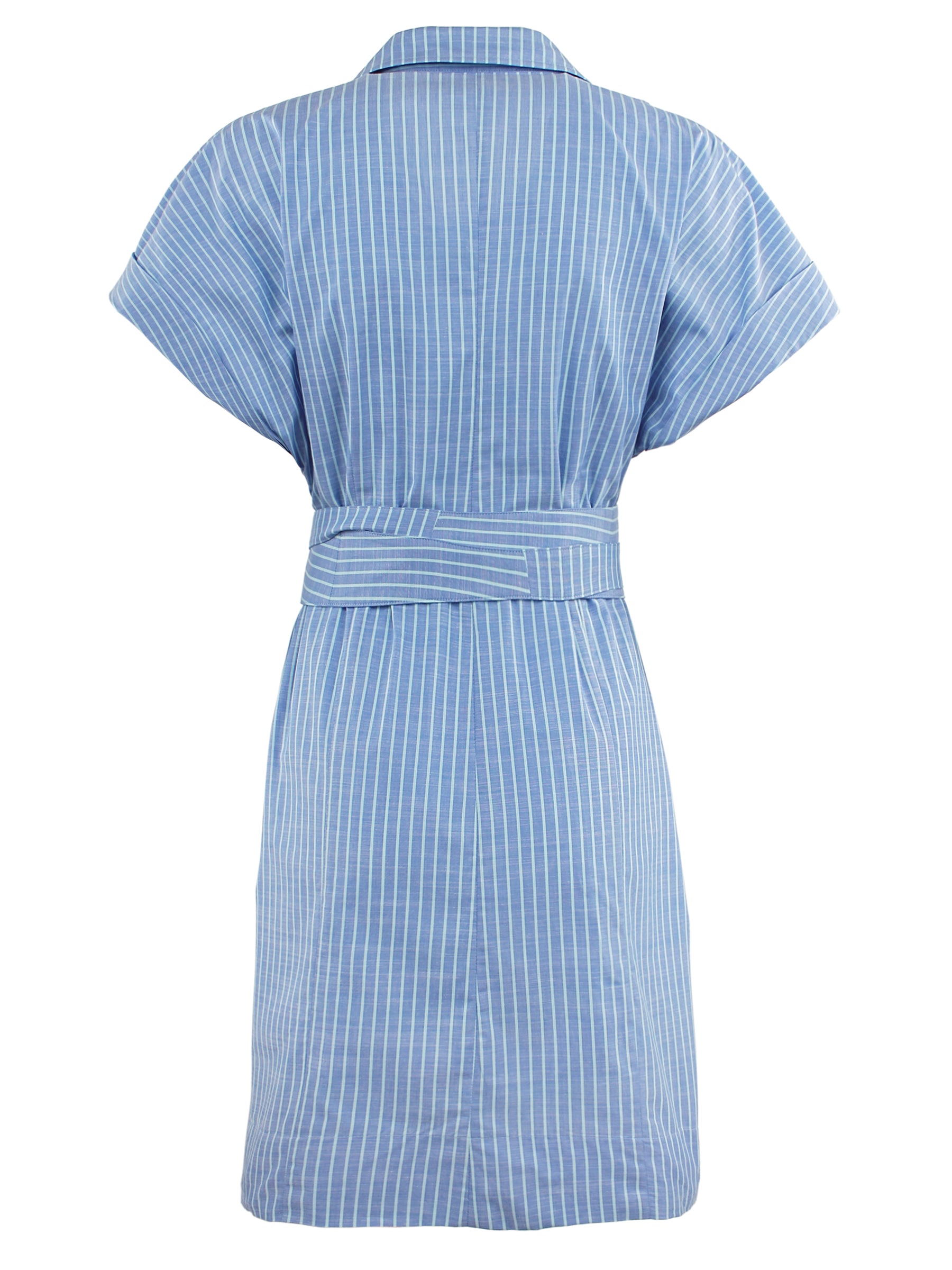 Marlow Shirt Dress Chambray Stripe