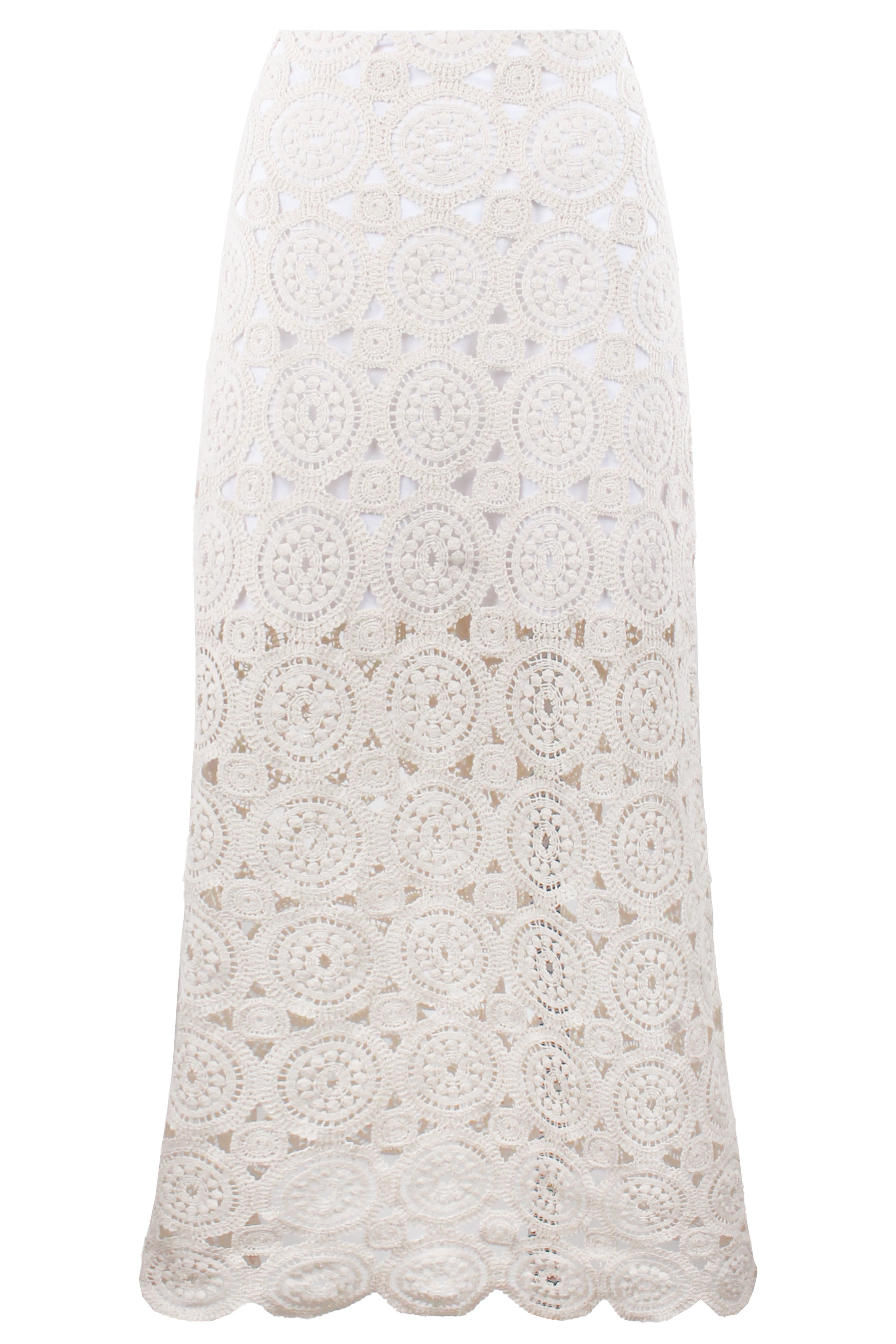 Hazel Skirt Natural Crochet