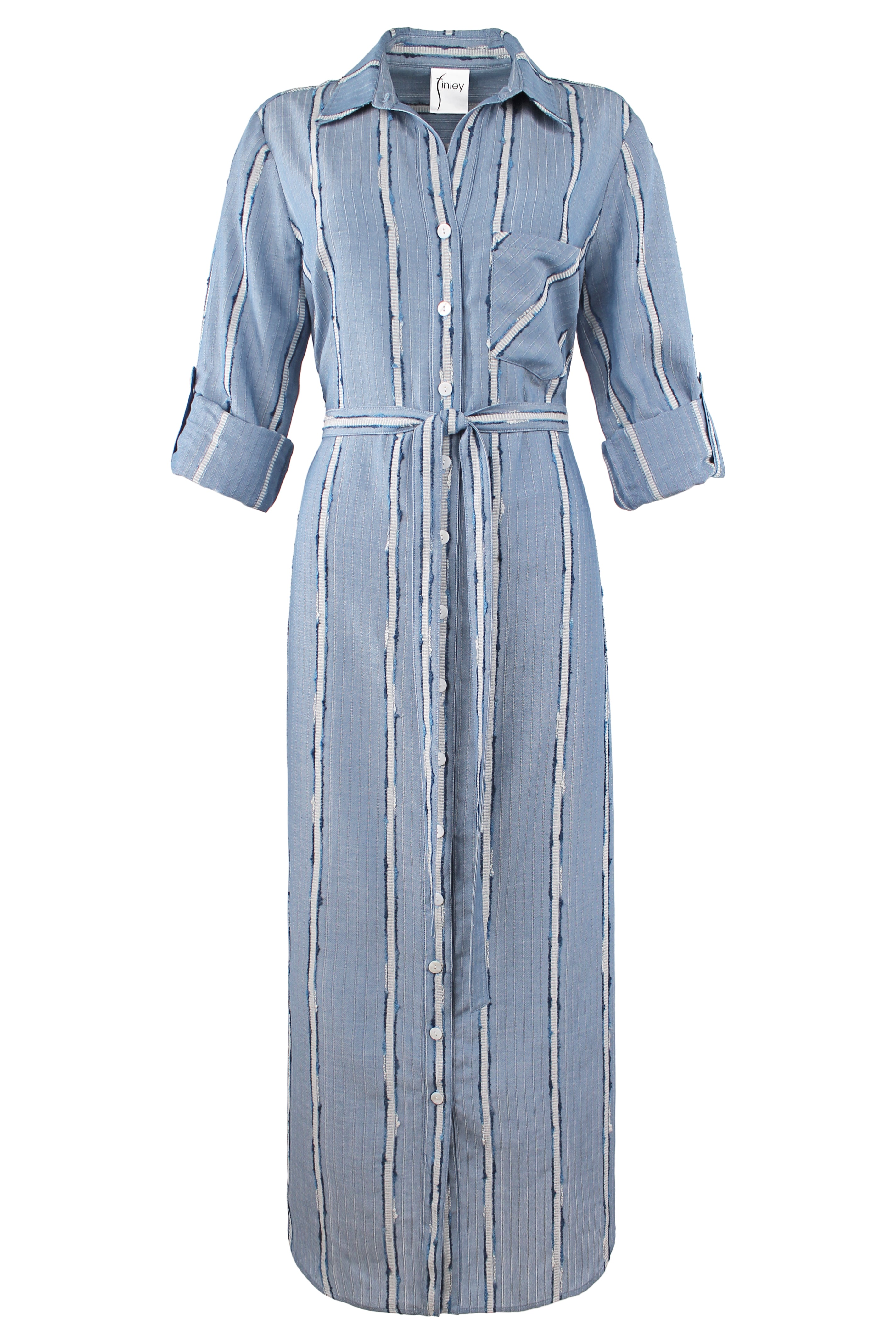 Alex Long Shirtdress Ethnic Stripe