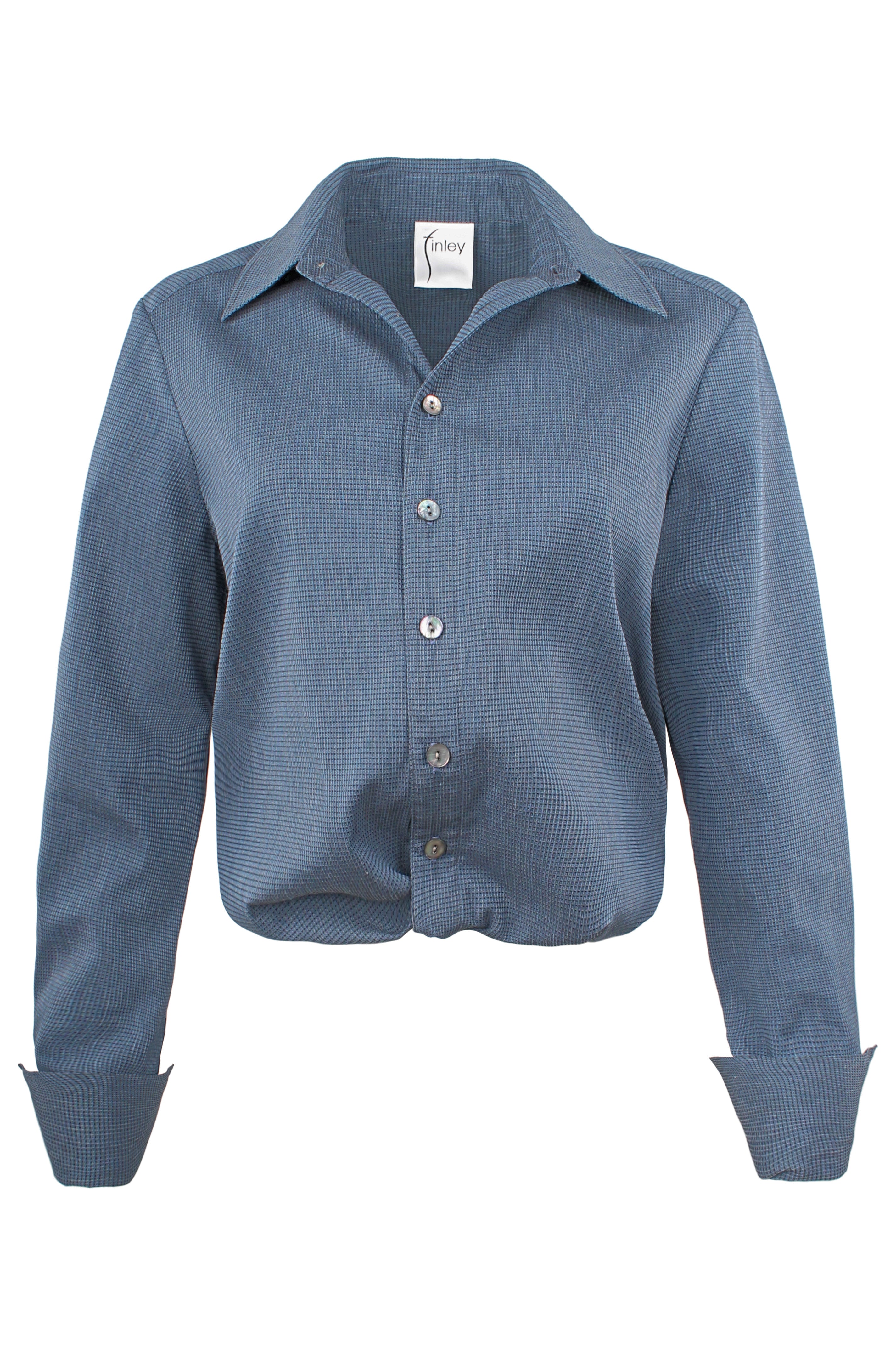 Moxie Popover Shirt, Dark Indigo Denim