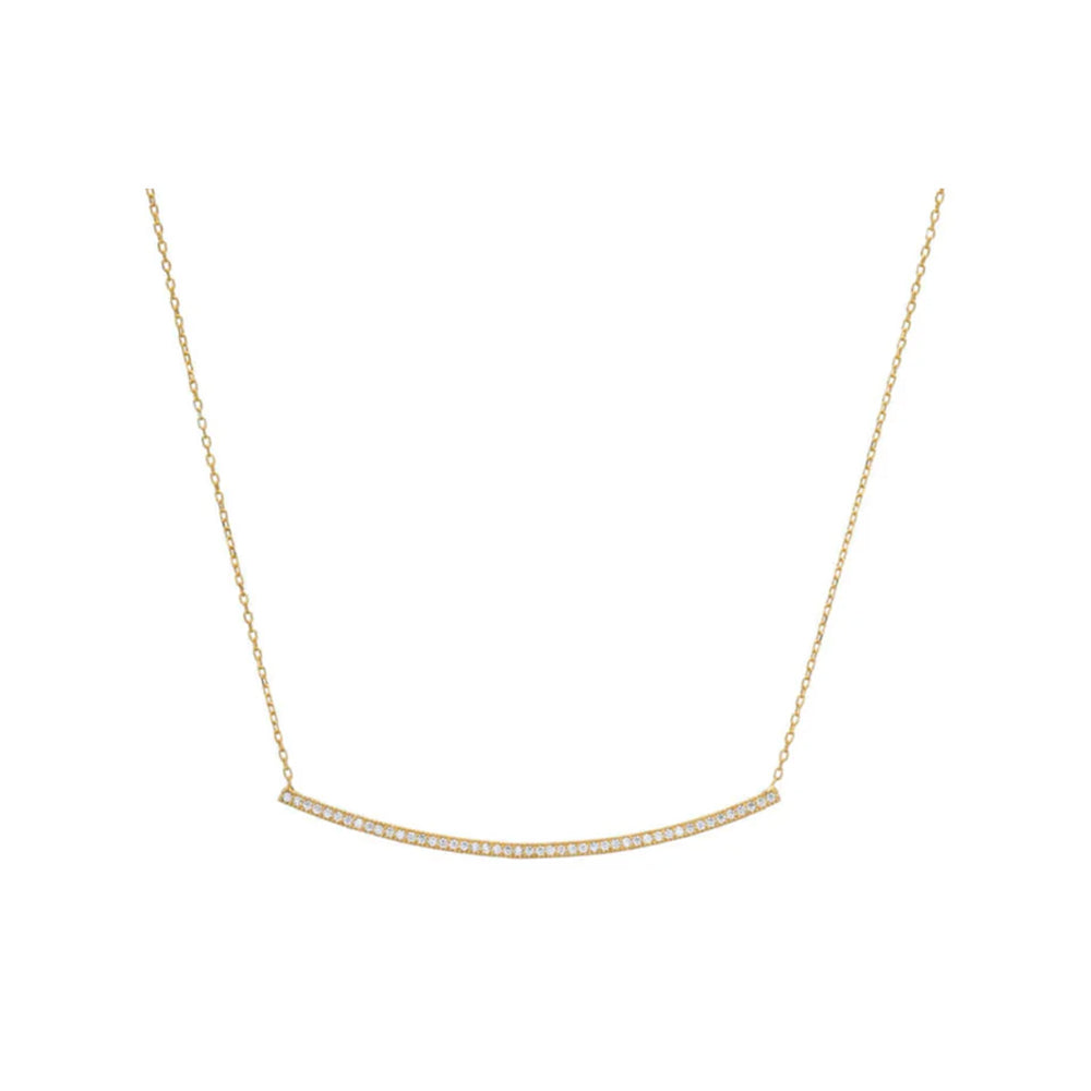 Pave Bar Necklace