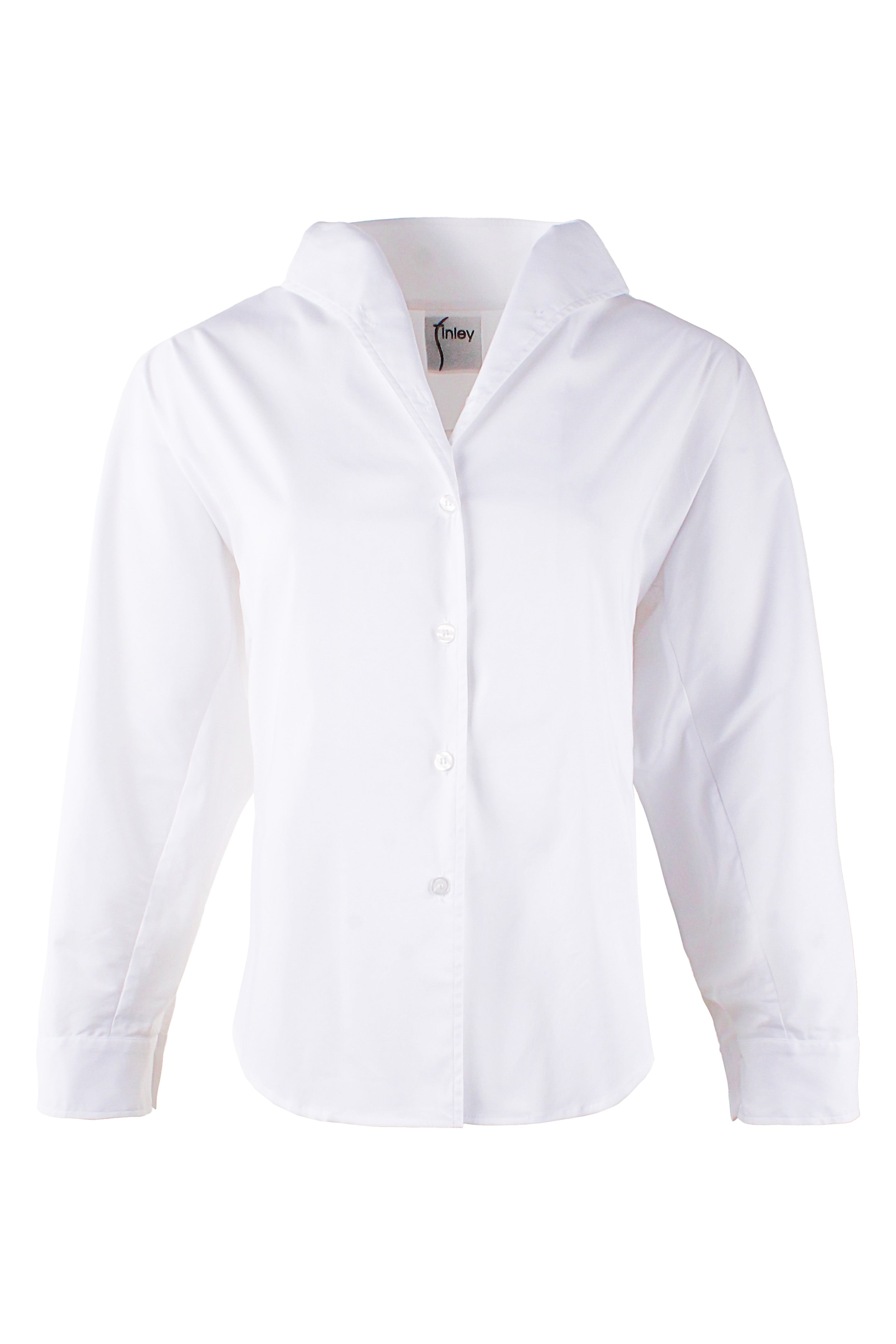 White shirt on a white background