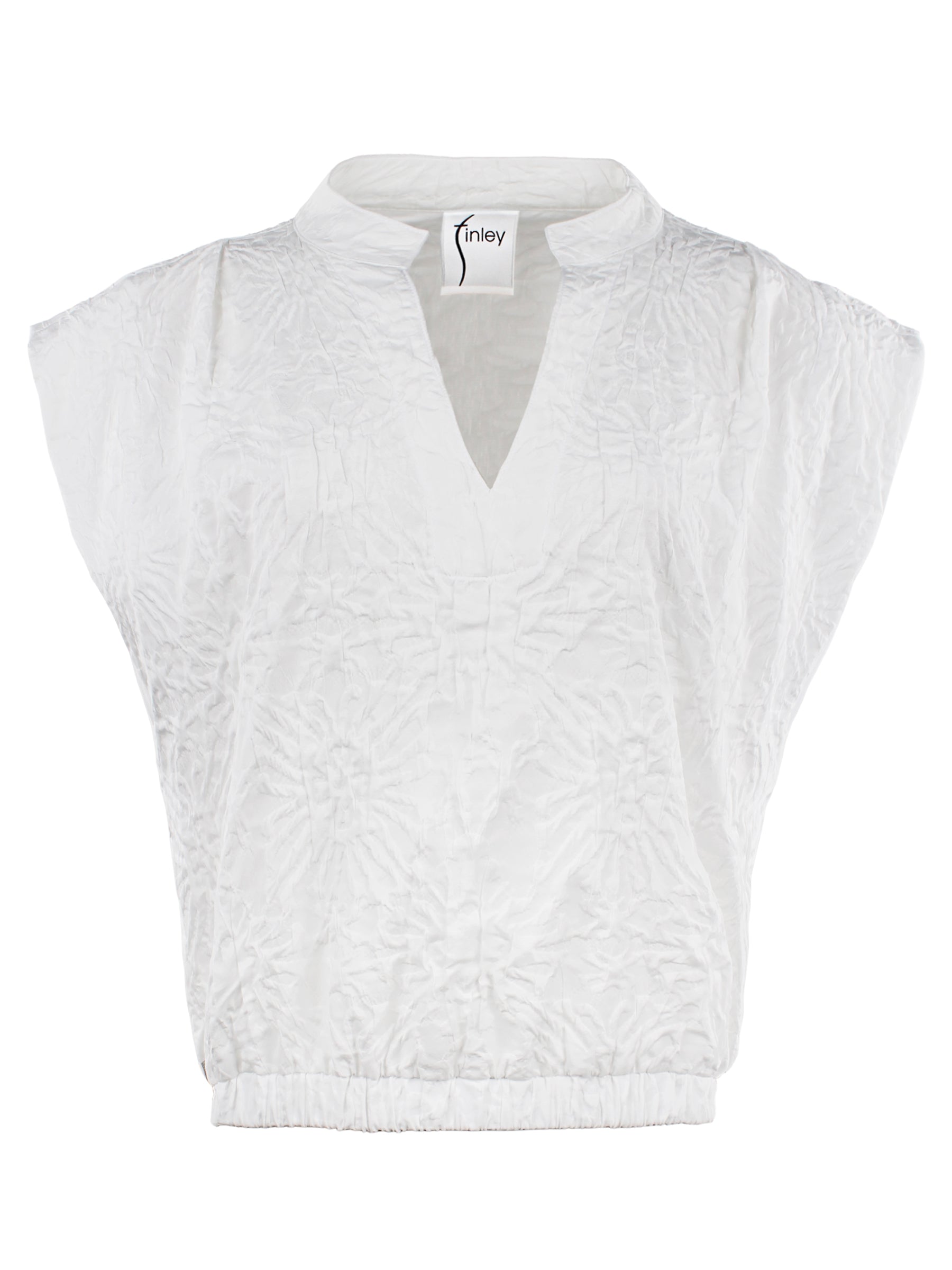 Pearl Popover Blue Textured Jacquard