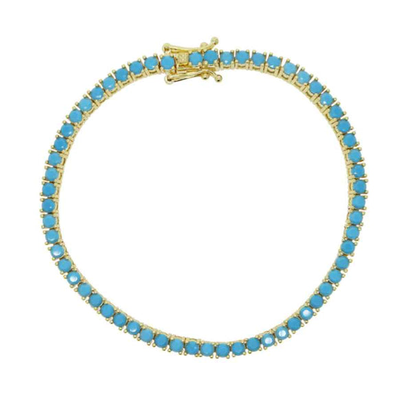 AC Turquoise Tennis Bracelet