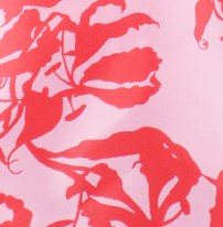 Melanie Shift Dress Floral Jacquard, Pink/Coral