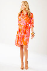 Alex Shirt Dress Tangerine Dream