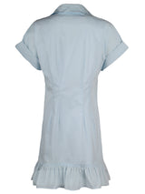 Short Tara Shirt Dress Pale Blue Weathercloth