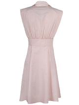 Ladylike Light Pink Shirt Dress Weathercloth